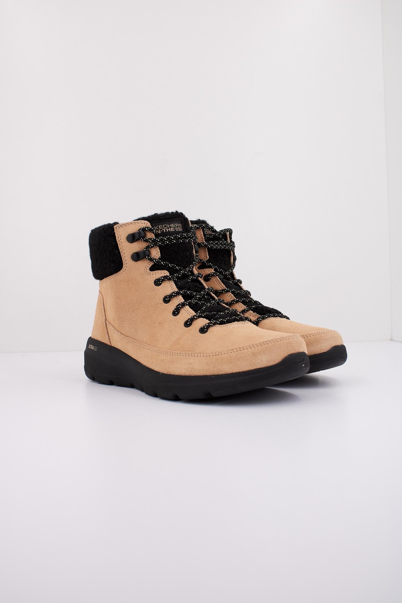 SKECHERS GLACIAL ULTRA WOODLANDS en color MARRON CLARO (2)