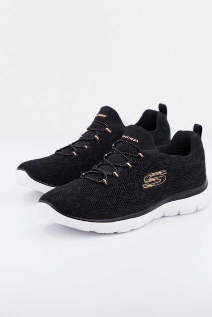 SKECHERS SUMMITS - LEOPARD SPOT en color NEGRO (1)