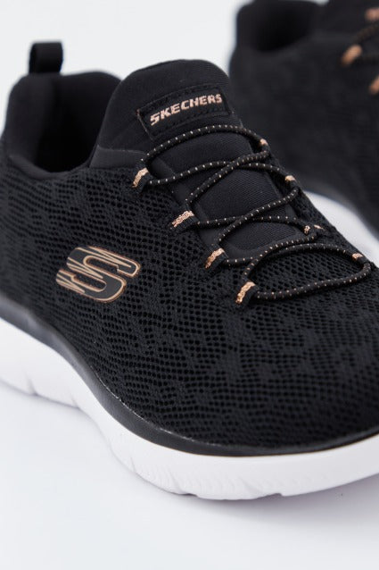 SKECHERS SUMMITS - LEOPARD SPOT en color NEGRO (2)