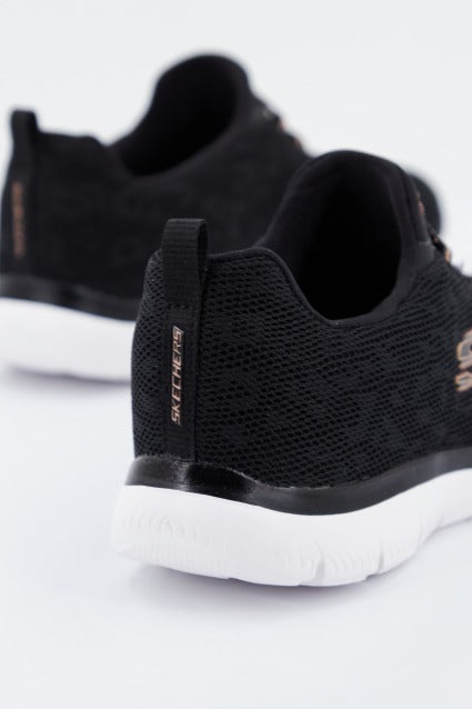 SKECHERS SUMMITS - LEOPARD SPOT en color NEGRO (3)