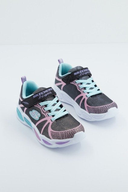 SKECHERS SHIMMER BEAMS-SPORTY GLOW en color NEGRO (1)