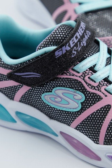 SKECHERS SHIMMER BEAMS-SPORTY GLOW en color NEGRO (3)