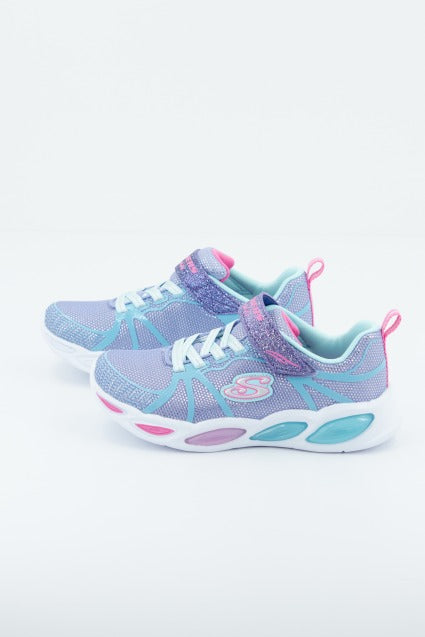 SKECHERS SHIMMER BEAMS-SPORTY GLOW en color VIOLETA (1)