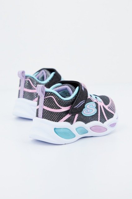SKECHERS SHIMMER BEAMS SPORTY GLOW en color NEGRO (3)