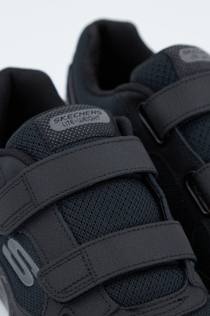 SKECHERS FLEX ADVANTAGE- ESTELLO en color NEGRO (3)
