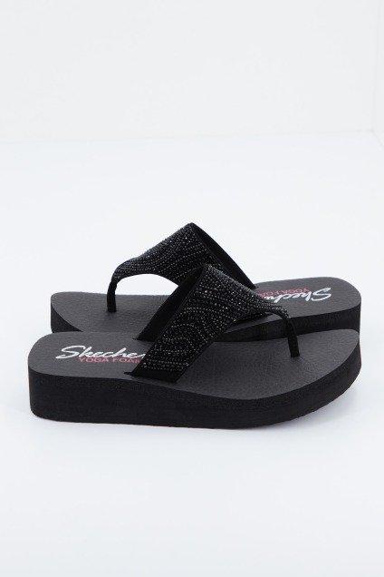 SKECHERS VINYASA - STONE CANDY en color NEGRO (1)