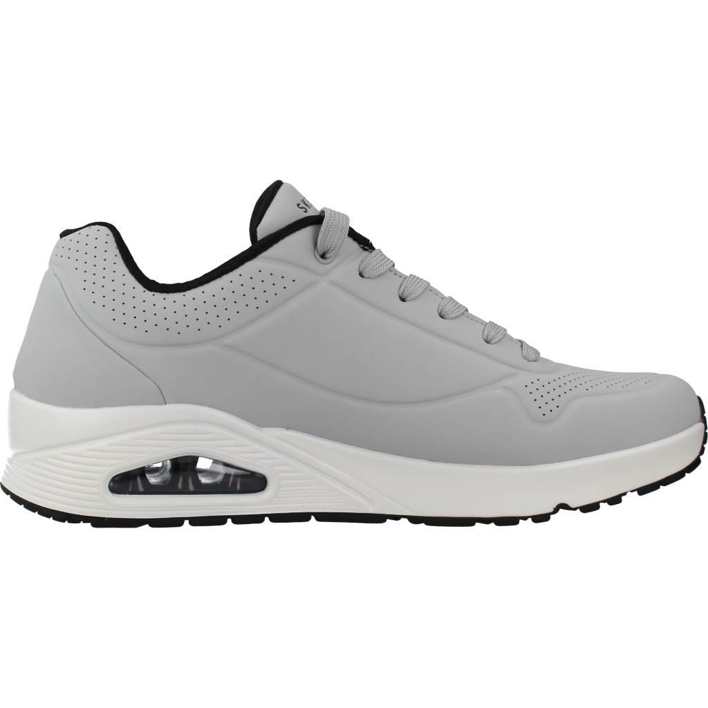 SKECHERS UNO STAND ON AIR en color GRIS (4)