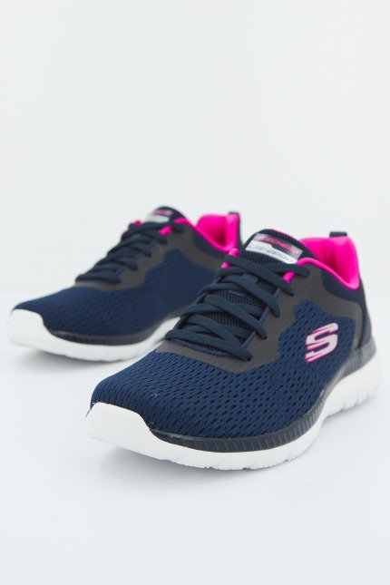 SKECHERS BOUNTIFUL-QUICK PATH en color AZUL (2)