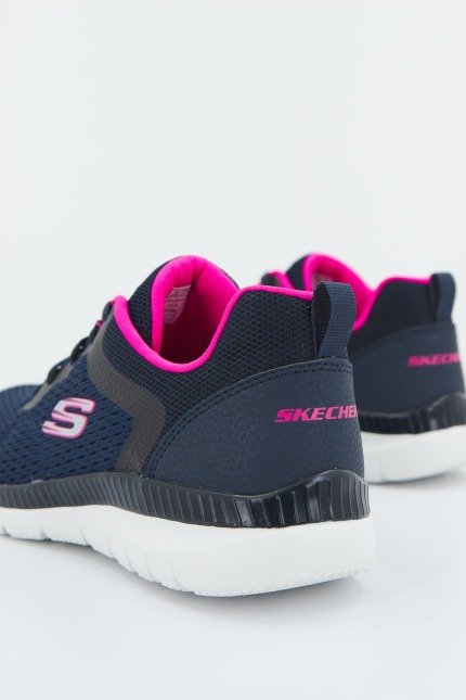 SKECHERS BOUNTIFUL-QUICK PATH en color AZUL (3)