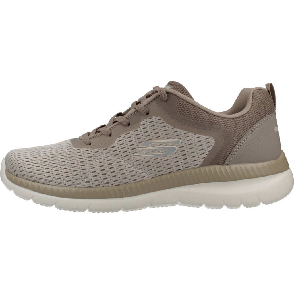 SKECHERS BOUNTIFUL QUICK PATH en color MARRON CLARO (2)