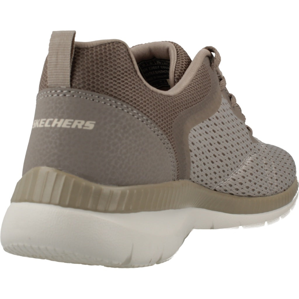 SKECHERS BOUNTIFUL QUICK PATH en color MARRON CLARO (3)