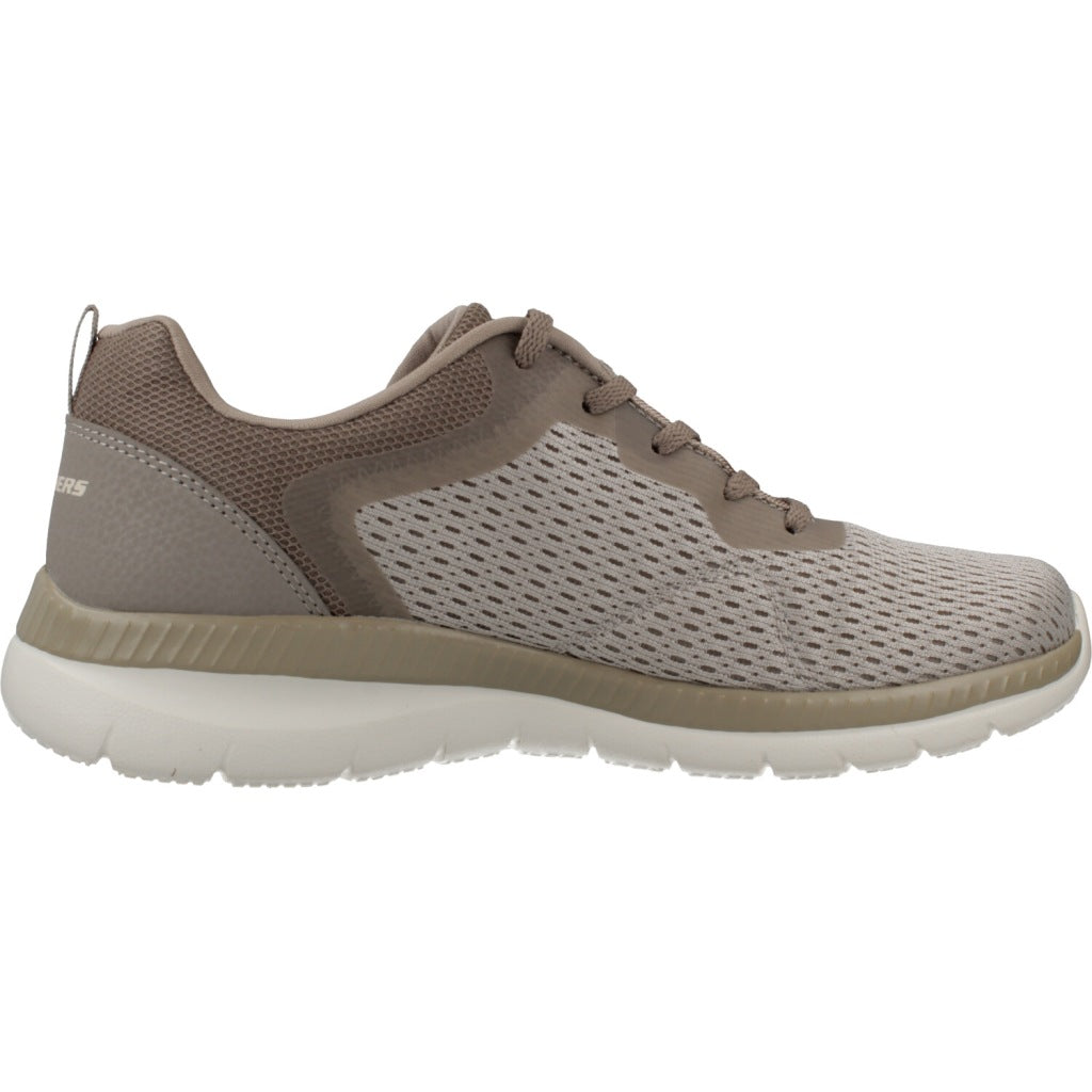 SKECHERS BOUNTIFUL QUICK PATH en color MARRON CLARO (4)