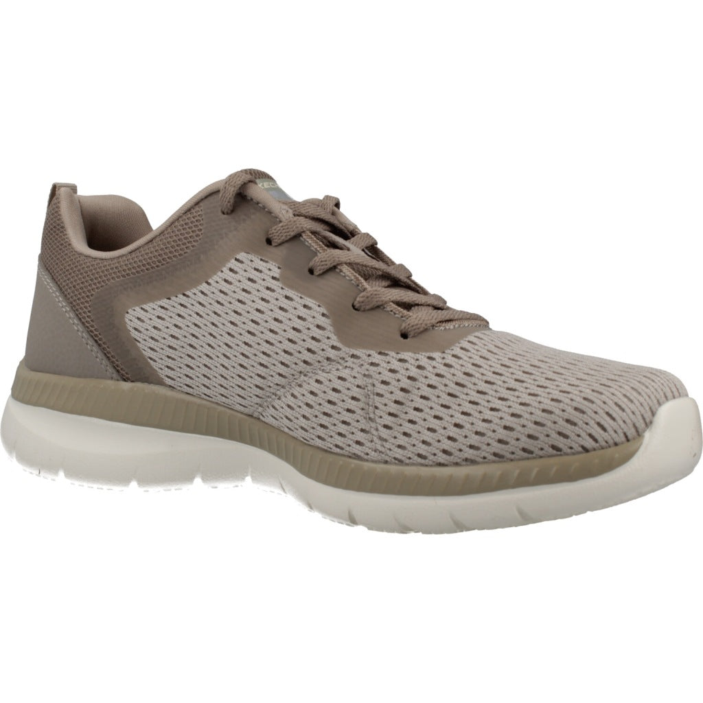 SKECHERS BOUNTIFUL QUICK PATH en color MARRON CLARO (5)
