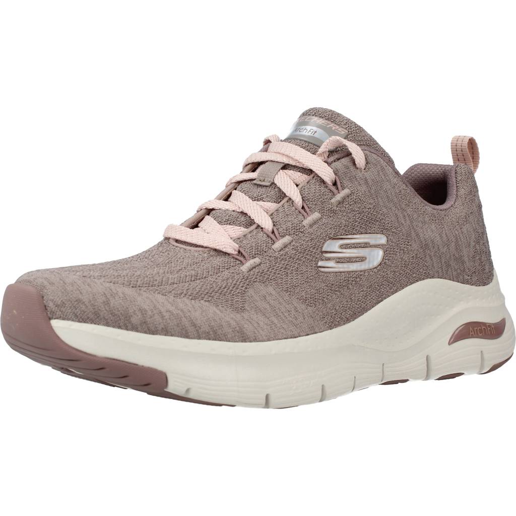 SKECHERS ARCH FIT COMFY WAVE en color MARRON (1)