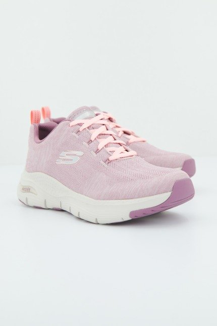 SKECHERS ARCH FIT - COMFY WAVE en color ROSA (1)