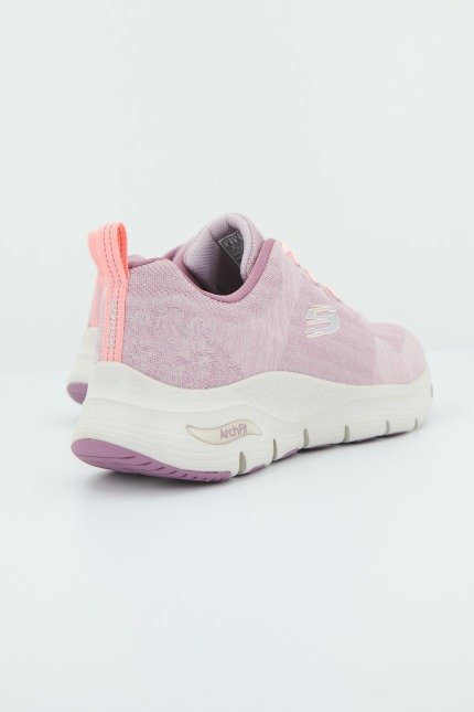 SKECHERS ARCH FIT - COMFY WAVE en color ROSA (3)