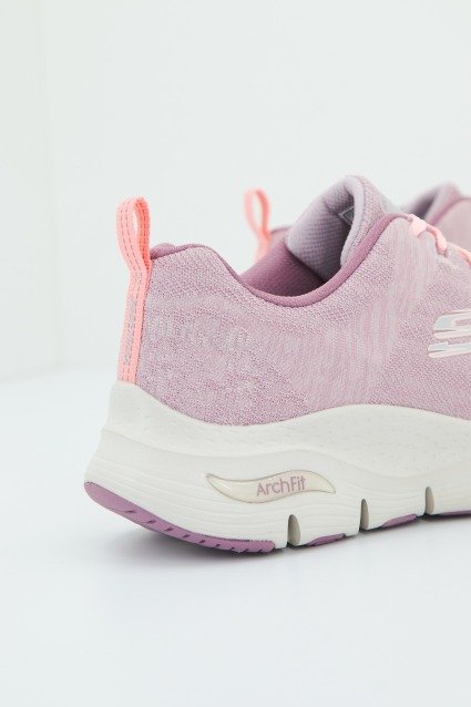SKECHERS ARCH FIT - COMFY WAVE en color ROSA (4)