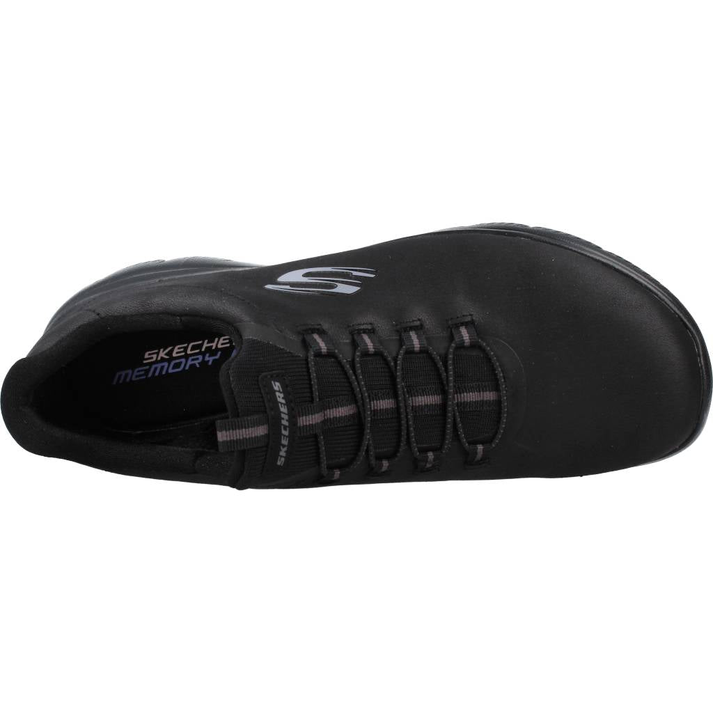 SKECHERS SUMMITS-ITZ BAZIK en color NEGRO (7)