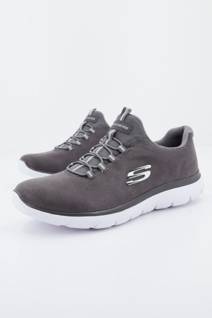 SKECHERS SUMMITS-ITZ BAZIK en color GRIS (1)