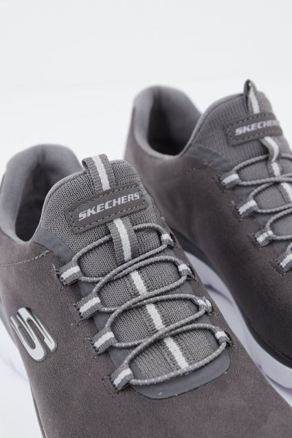 SKECHERS SUMMITS-ITZ BAZIK en color GRIS (4)