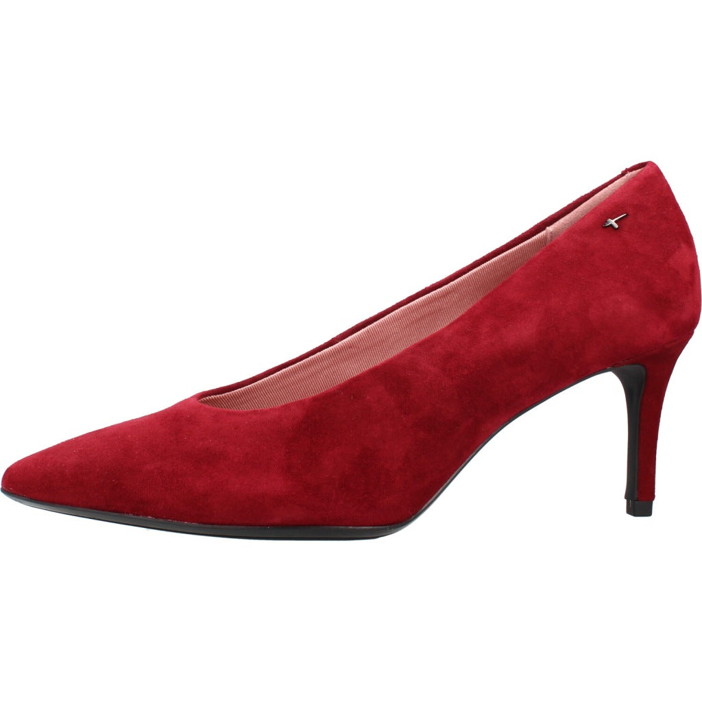 TAMARIS ZAPATO TACON en color ROJO (2)