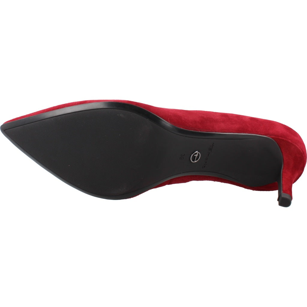 TAMARIS ZAPATO TACON en color ROJO (6)