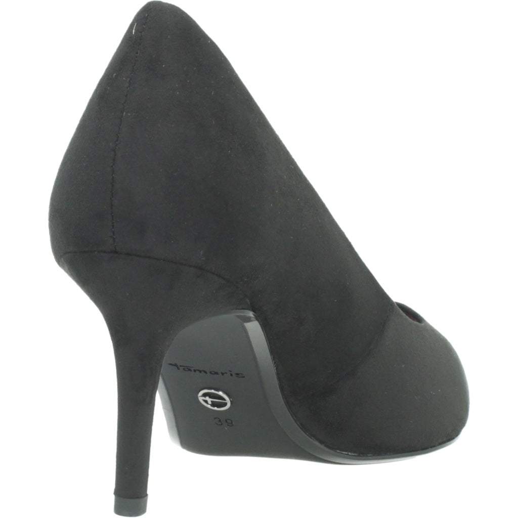 TAMARIS ZAPATO TACON en color NEGRO (3)
