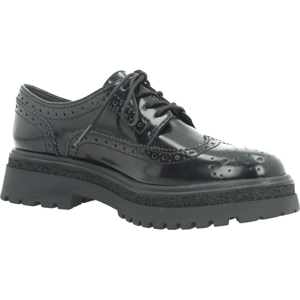 TAMARIS BLUCHER CORDONES en color NEGRO (5)