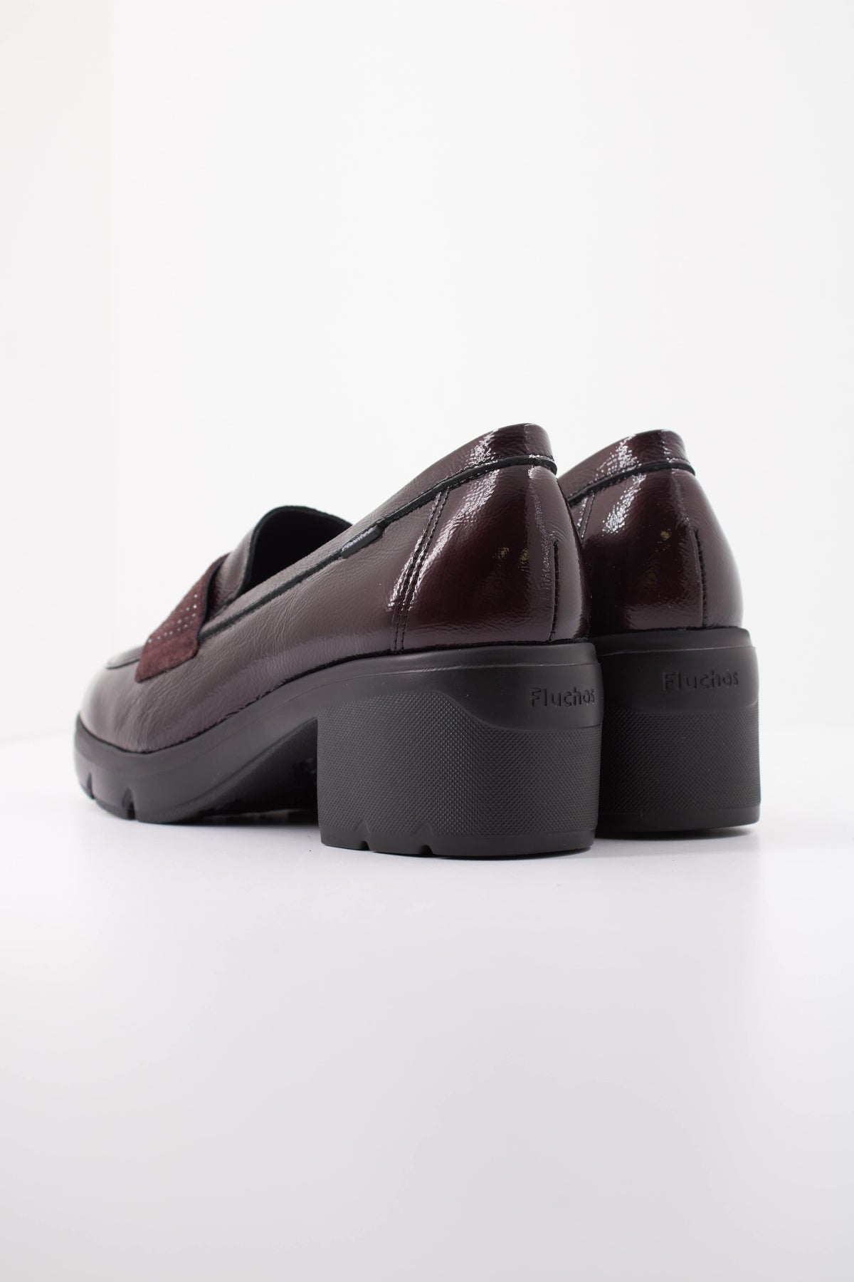 FLUCHOS F NAPLACK CALF BURDEOS MULBERRY en color BURDEOS (4)