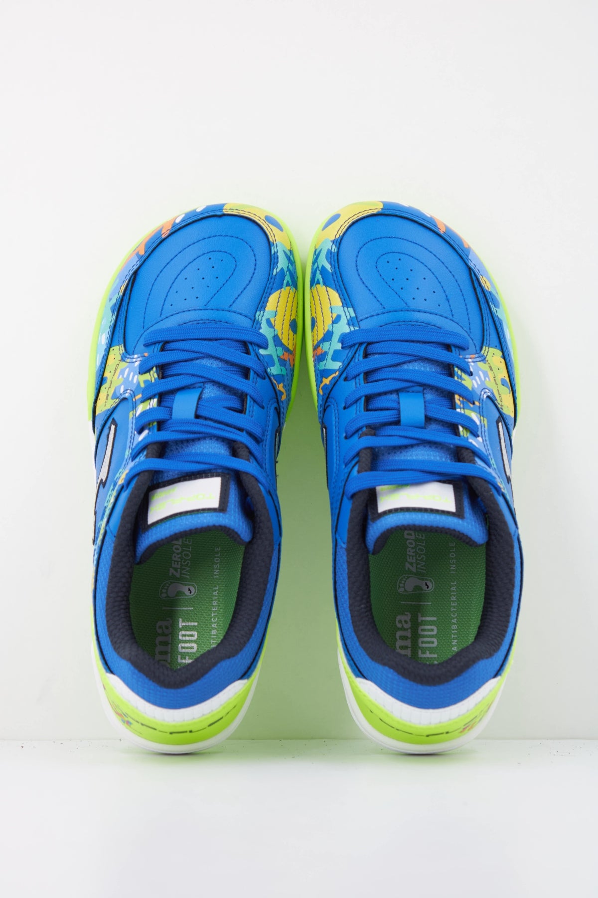 JOMA FÚTBOL SALA TOP FLEX JR BAREFOOT en color AZUL (3)