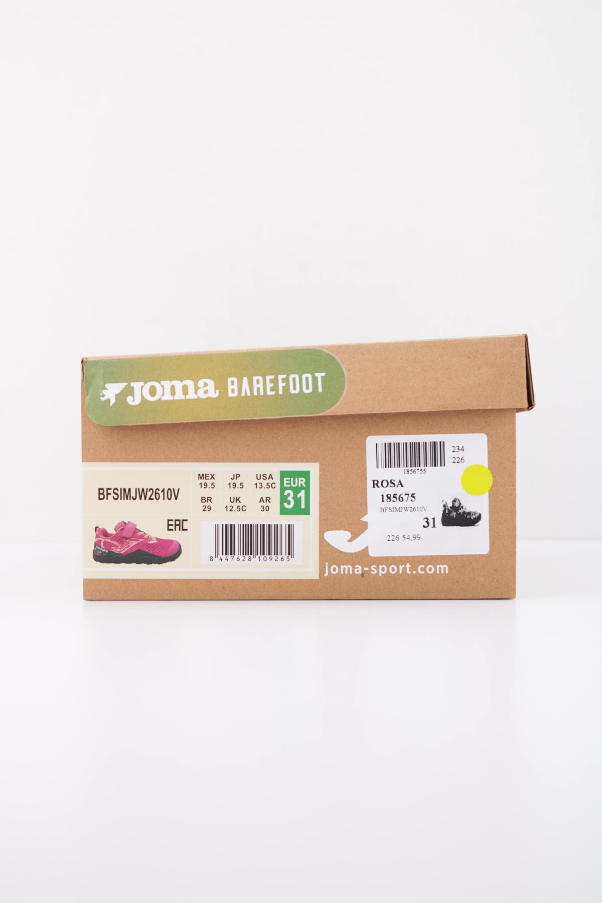 JOMA BFSIMJWV zapatilla trail barefoot en color ROSA (6)