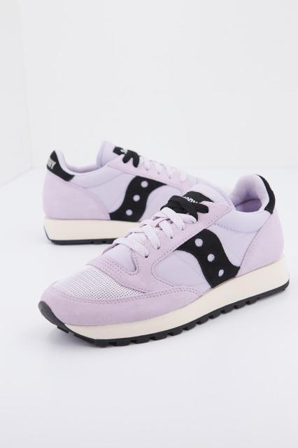 SAUCONY JAZZ VINTAGE SUEDE LOGO en color VIOLETA (2)