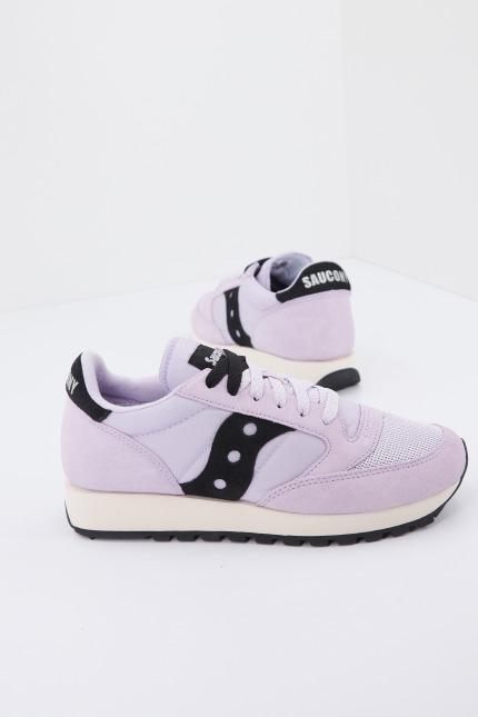 SAUCONY JAZZ VINTAGE SUEDE LOGO en color VIOLETA (3)