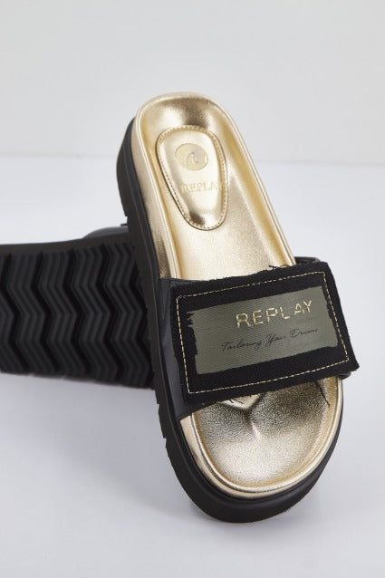 REPLAY MUDDY LABEL en color NEGRO (2)