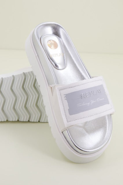 REPLAY MUDDY LABEL en color BLANCO (3)