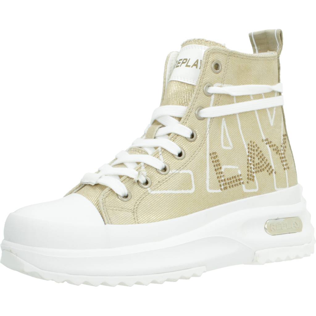 REPLAY AQUA PRINT en color ORO (1)