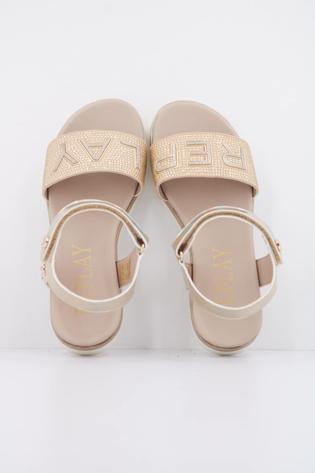 REPLAY SANDAL en color BEIS (3)