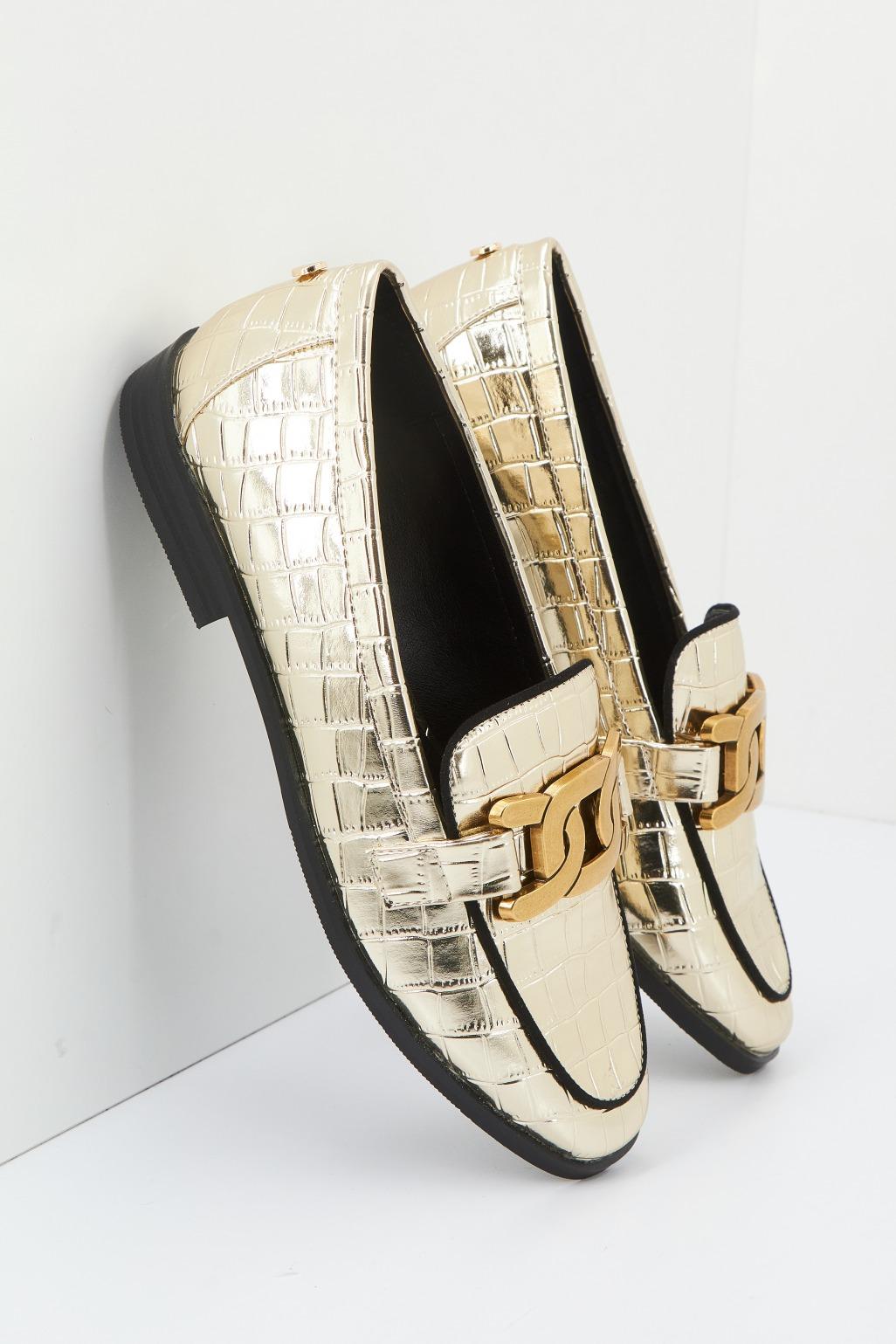 LA STRADA LOAFER en color ORO (4)