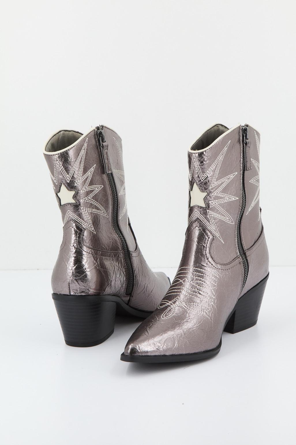 LA STRADA WESTERN BOOTIE en color PLATA (4)