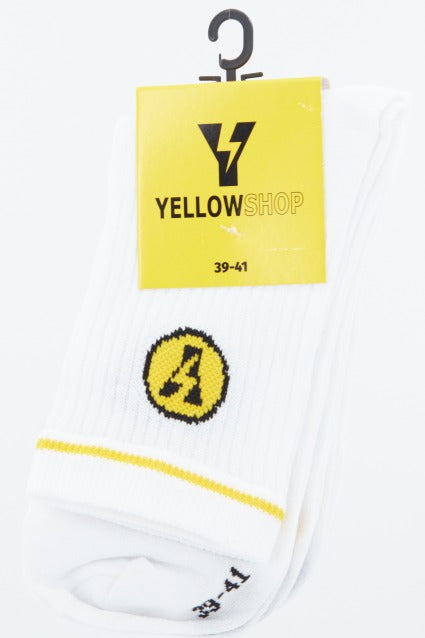 YELLOW PACK DE THUNDER SOCKS en color BLANCO (4)