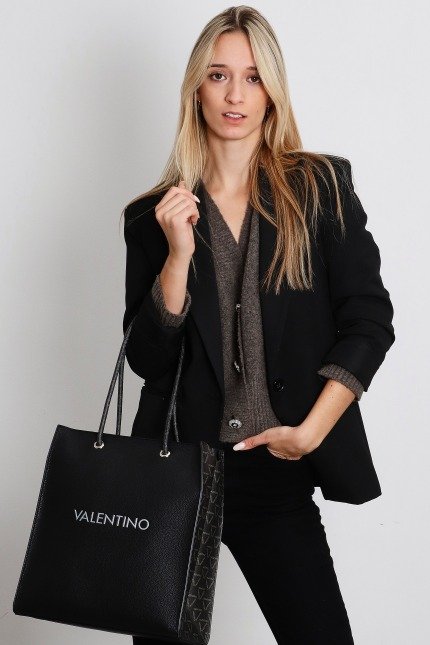 VALENTINO BAGS BORSE A SPALLA JELLY en color NEGRO (5)