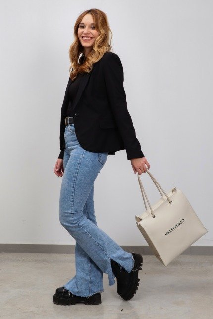 VALENTINO BAGS BORSE A SPALLA JELLY en color BLANCO (5)