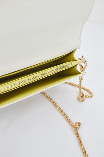 VALENTINO BAGS A SPALLA SAND en color BLANCO (3)