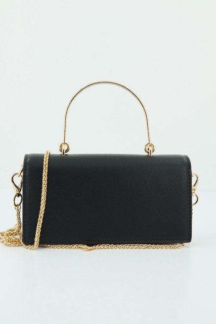 VALENTINO BAGS A SPALLA SAND en color NEGRO (3)