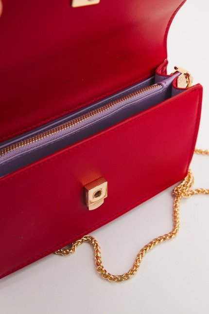 VALENTINO BAGS A SPALLA SAND en color ROJO (4)