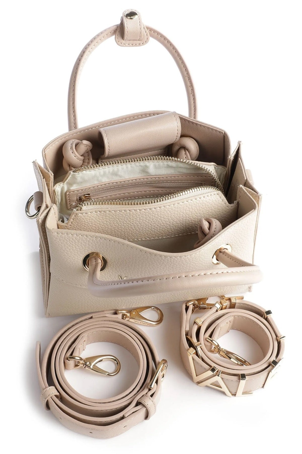VALENTINO BAGS VBSA LADY SYNTHETIC BAG ALEXIA en color BLANCO (3)