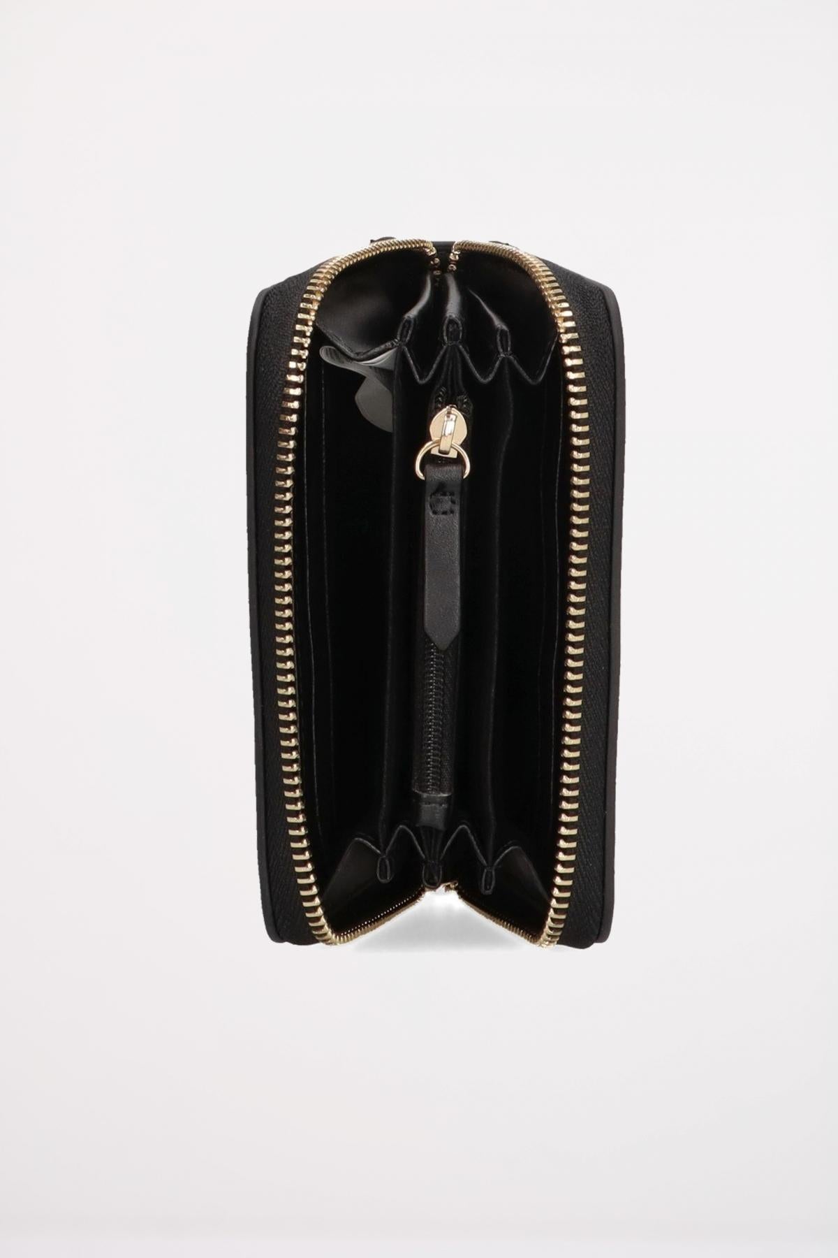VALENTINO BAGS LADY SYNTHETIC WALLET ZE en color NEGRO (4)