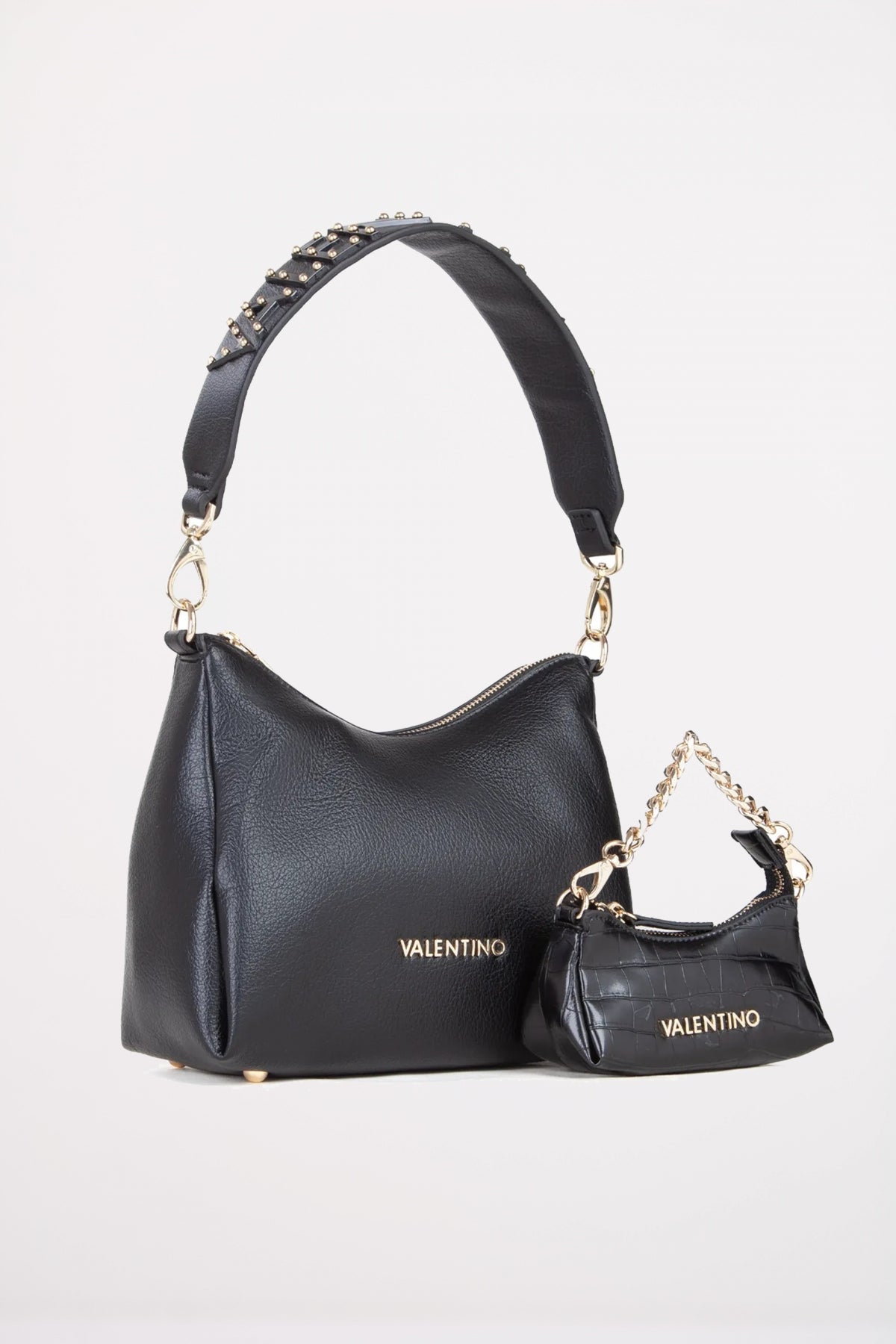 VALENTINO BAGS LADY SYNTHETIC BAG - KALIMBA en color NEGRO (4)