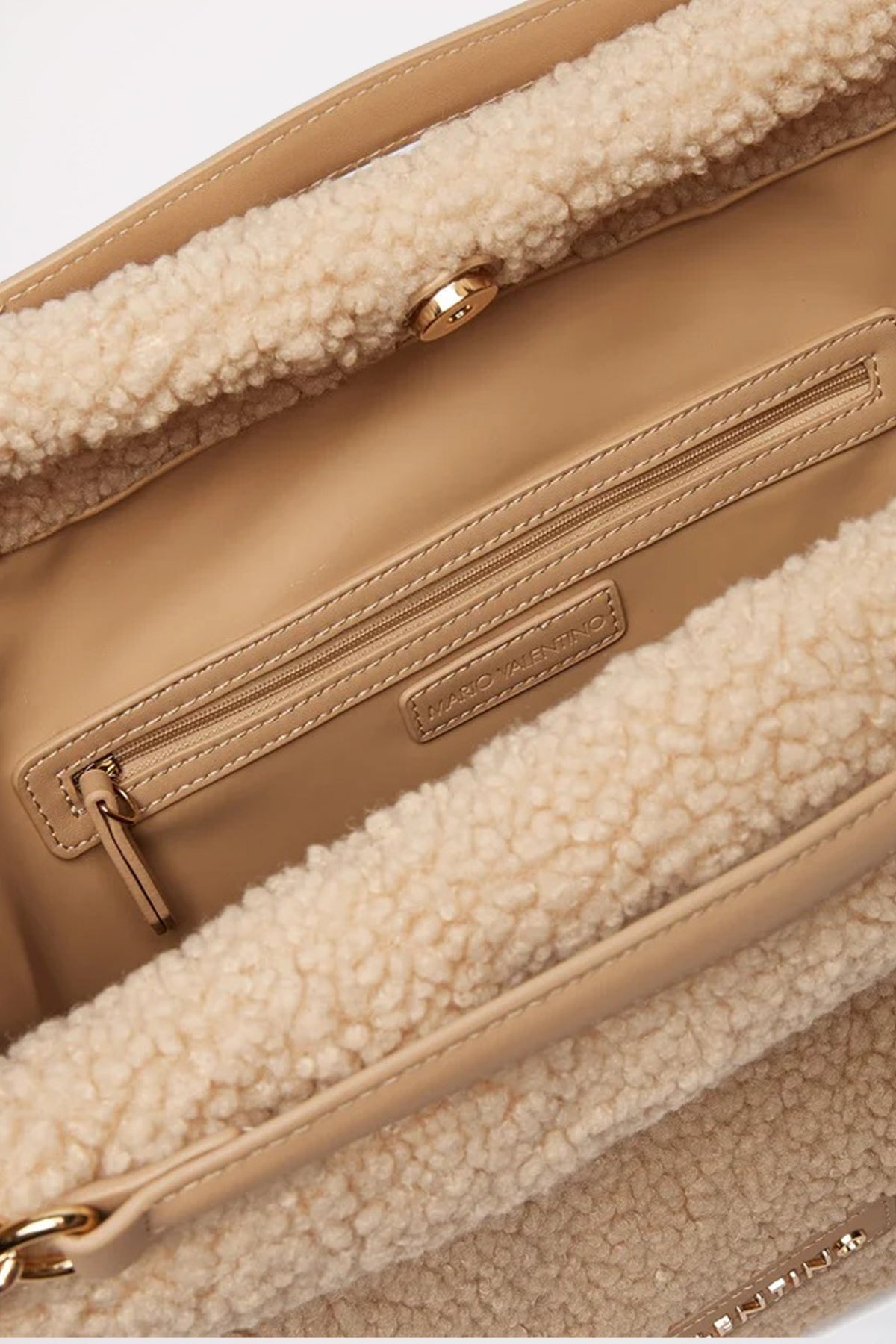 VALENTINO BAGS LADY SYNTHETIC BAG en color BEIS (3)