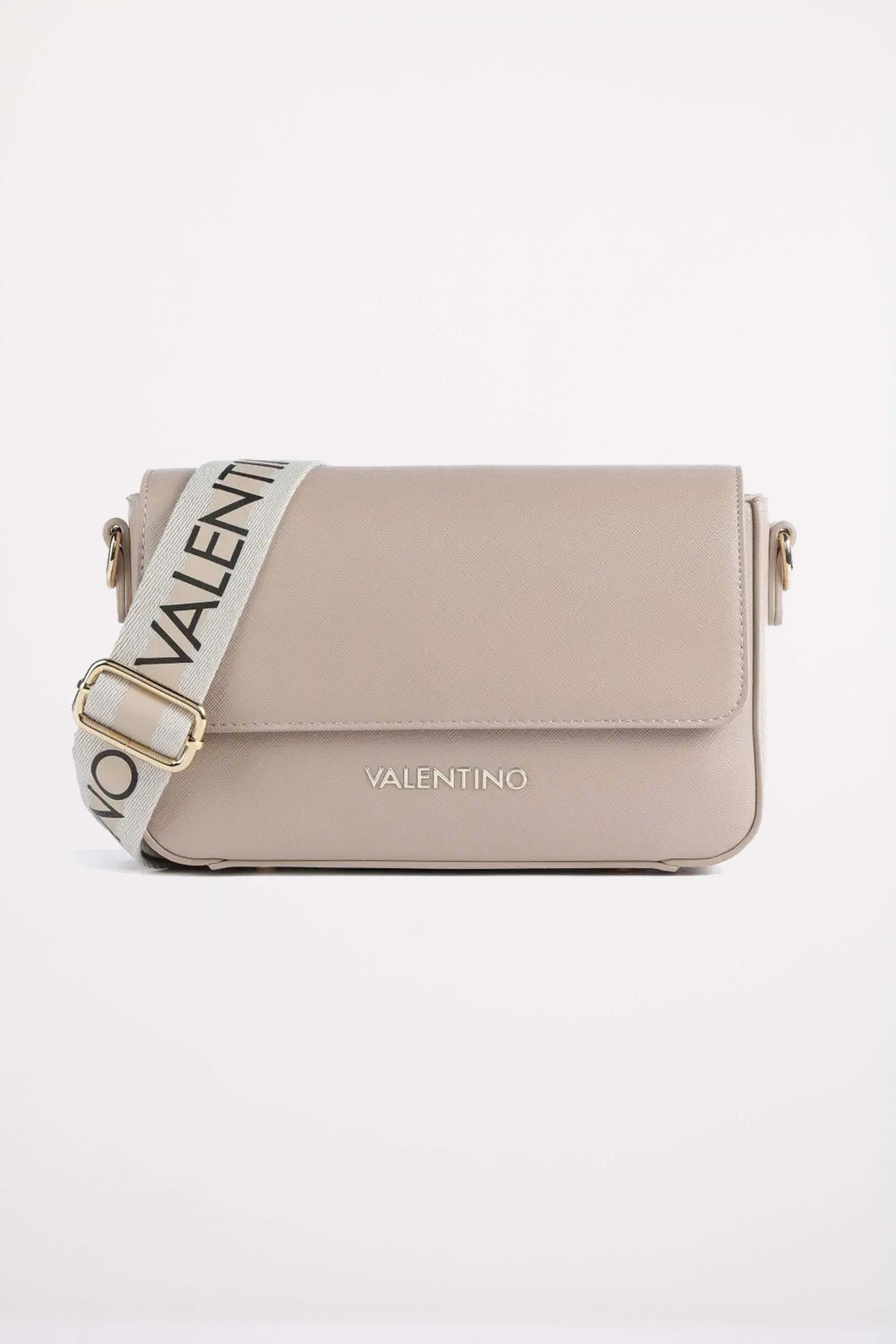 VALENTINO BAGS PATTINA ZERO RE en color BEIS (1)